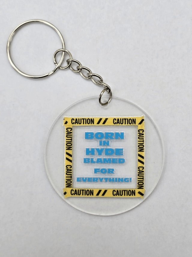 BLAMED FOR EVERYTHING KEYRING - ADROIT CREATIONS