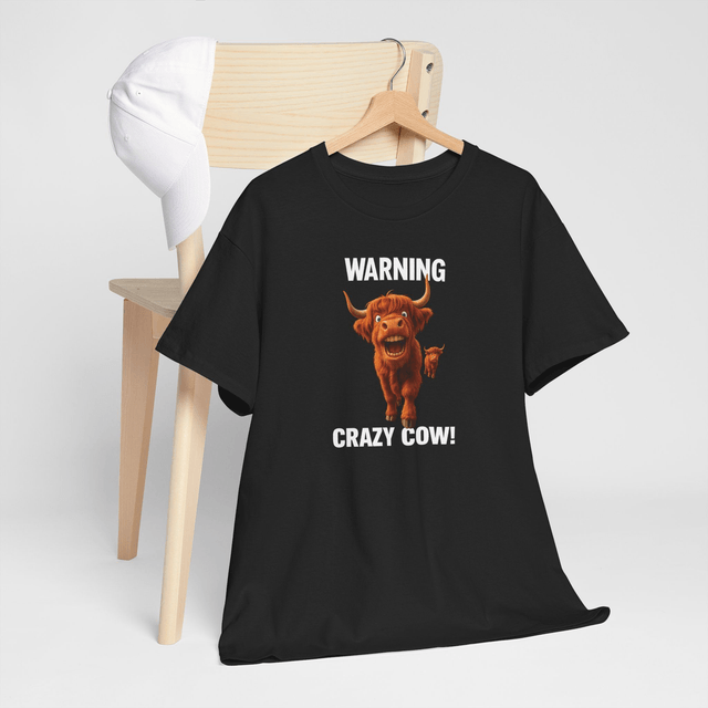 WARNING CRAZY COW - Adroit Clothing