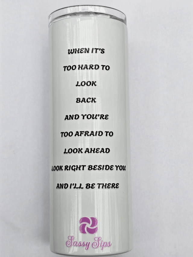 STAFFIE WITH QUOTE - 625ML TUMBLER - SASSY SIPS