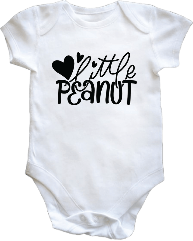 LITTLE PEANUT - VEST 0–3 Month Baby Vest – White | Adroit Baby