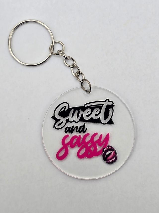 SWEET & SASSY KEYRING - ADROIT CREATIONS