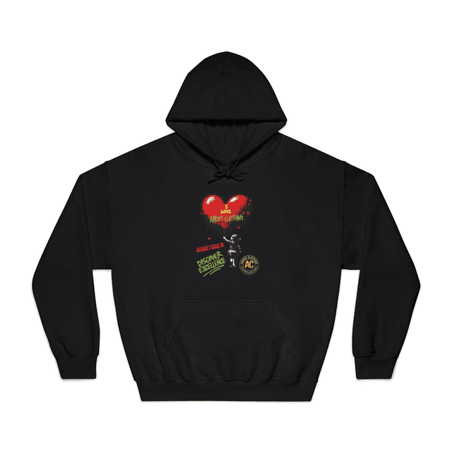 I LOVE ADROIT CLOTHING HOODIE - Adroit Clothing