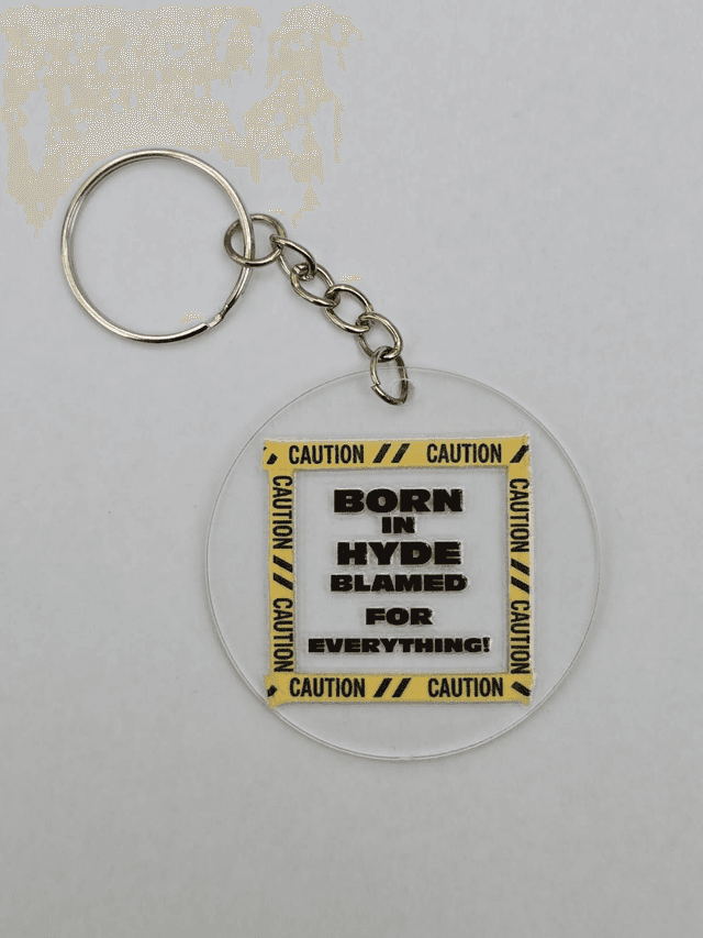 BLAMED FOR EVERYTHING KEYRING - ADROIT CREATIONS