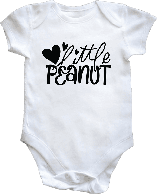 LITTLE PEANUT - VEST 0–3 Month Baby Vest – White | Adroit Baby