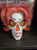 Cackle & Chaos - Drop Dead Gorgeous Skull - Nemesis Now Ornament