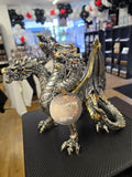 Steampunk 3 Headed Dragon Ornament