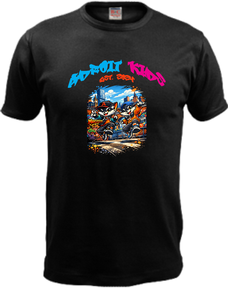 ADROIT KIDS CRITTER T-SHIRT (BLACK ONLY)