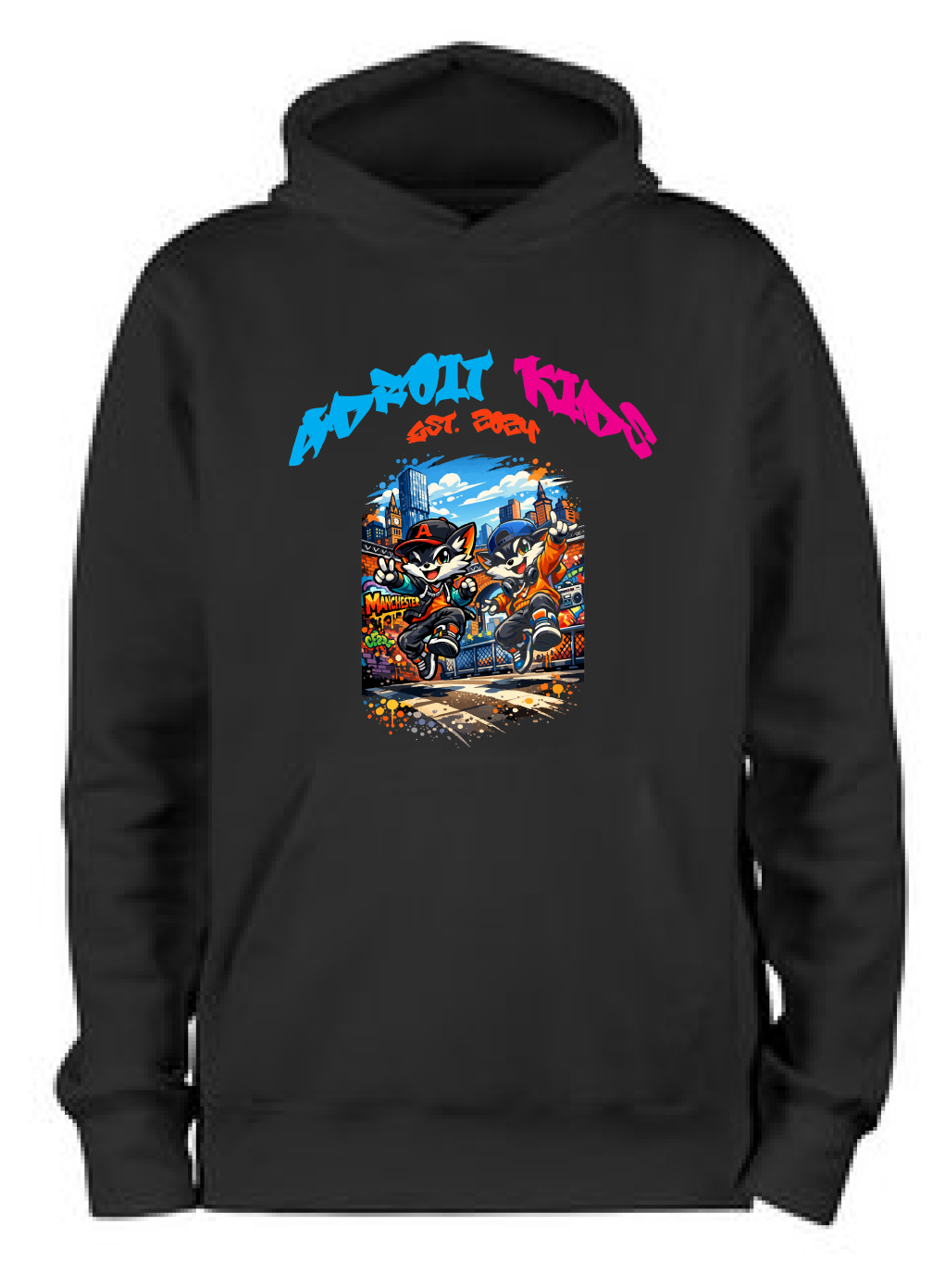 ADROIT KIDS CRITTER HOODIE (BLACK ONLY)