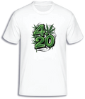 ADROIT CREATIONS 420 T-SHIRT (WHITE)