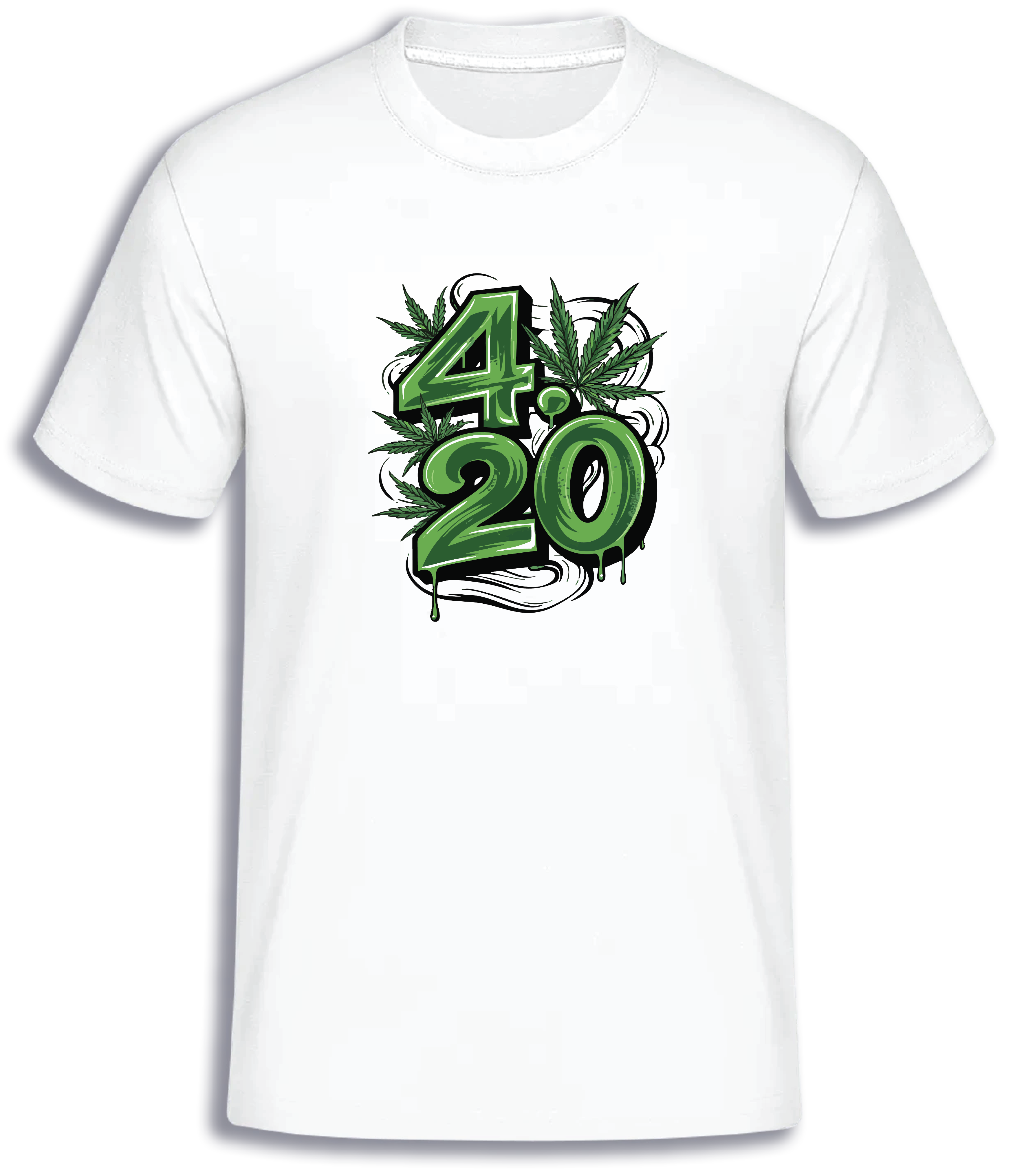 ADROIT CREATIONS 420 T-SHIRT (WHITE)
