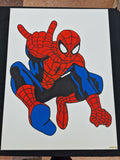 Spider-Man Inspired Painting | Hand Painted Superhero Canvas Art 24x18 Inch | Comic Character Wall Decor