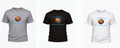 Adroit Abstract Basketball T‑Shirt – Kids 1–15yrs & Adults S–5XL – Black, White & Grey – Adroit Kids & Adroit Clothing UK