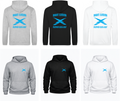 AC Cool Blue Cross Logo Hoodie – Kids 1–13 Years & Adults S–5XL | Adroit Clothing