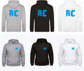 AC Cool Blue Logo Hoodie – Kids 1–13 Years & Adults S–5XL | Adroit Clothing