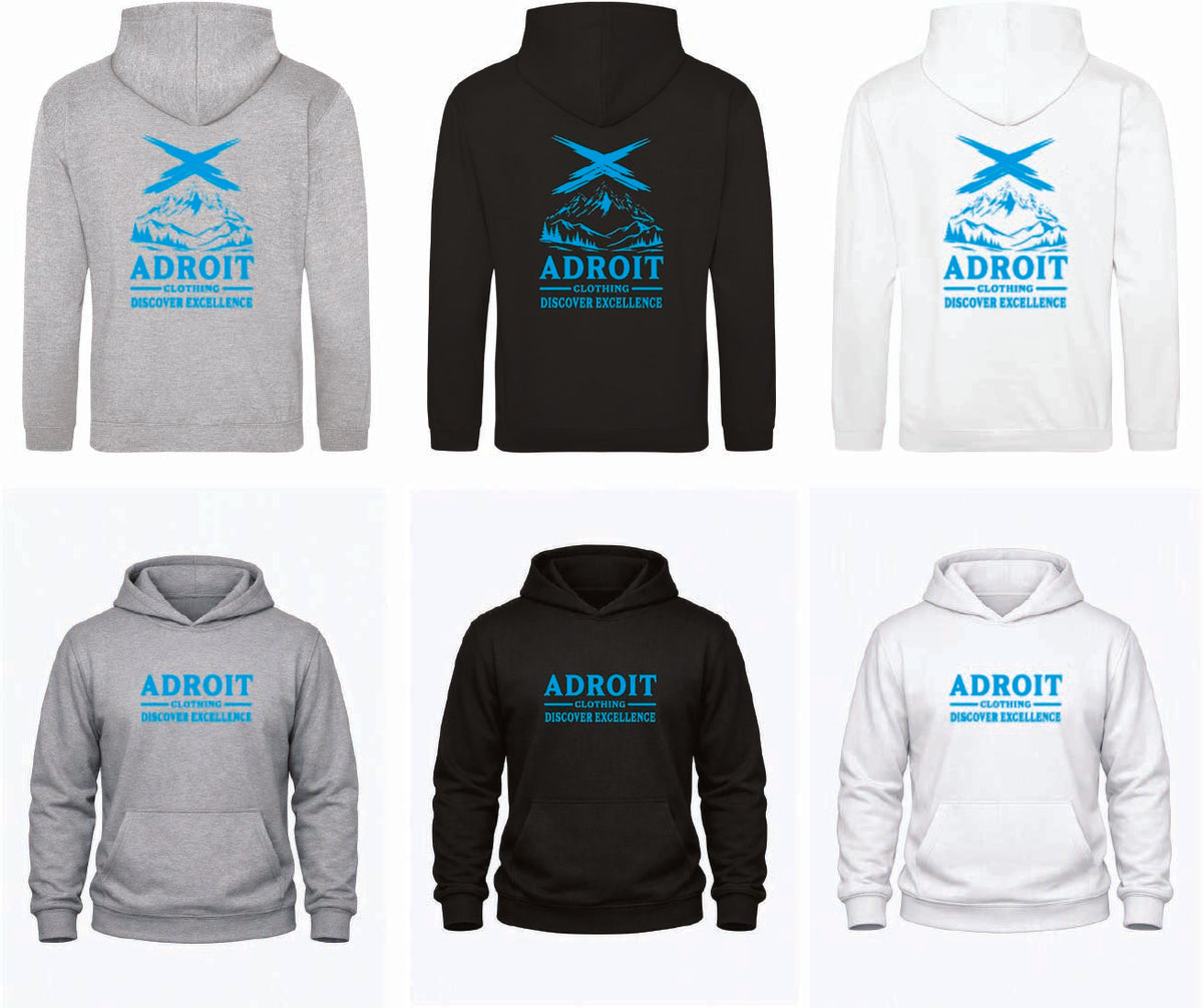 AC Cool Blue Mountain Hoodie – Adroit Clothing | Kids & Adults