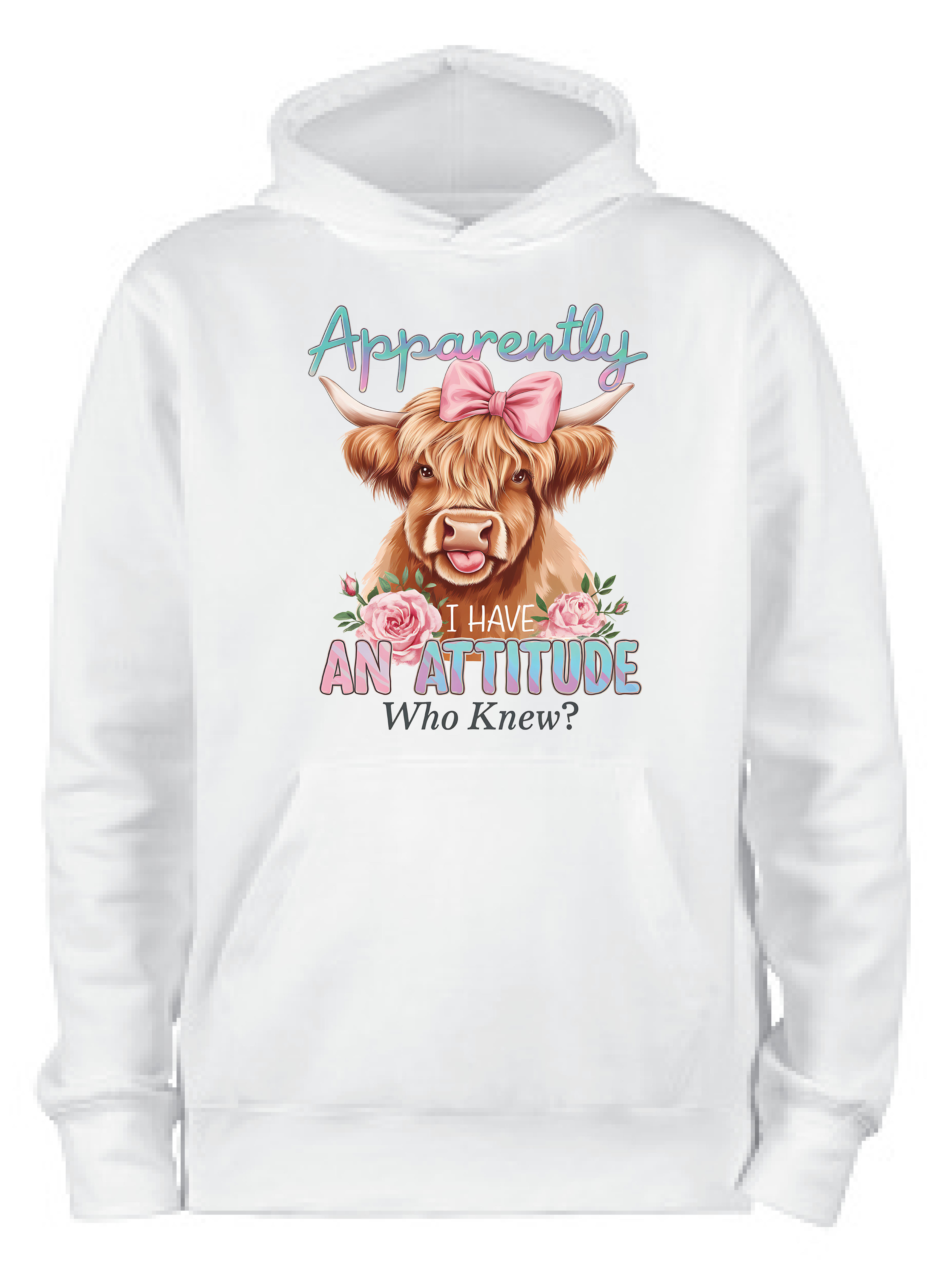 ADROIT CREATIONS APPARENT ATTITUDE HOODIE (WHITE)