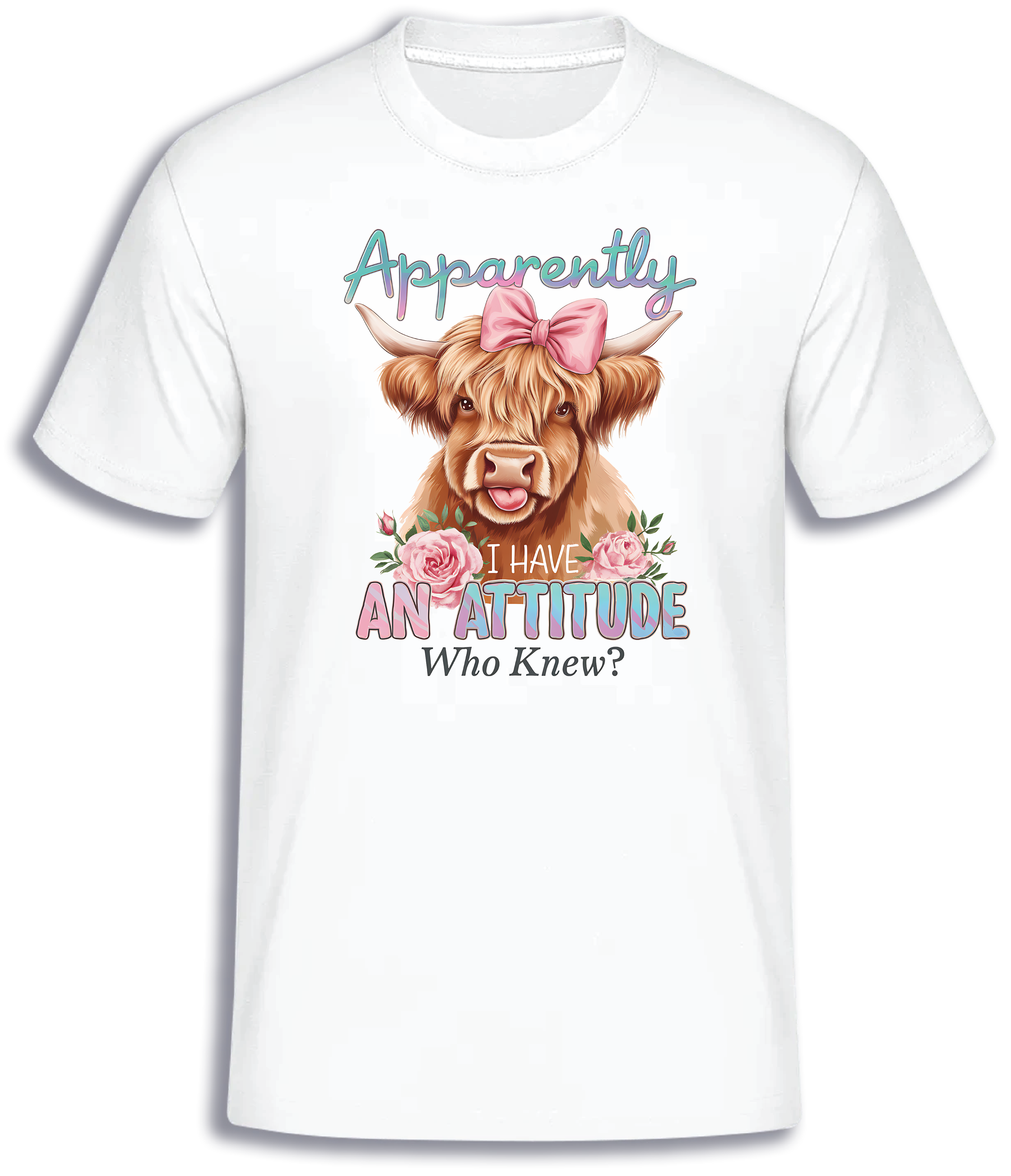 ADROIT CREATIONS APPARENT ATTITUDE T-SHIRT (WHITE)