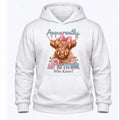Attitude Cow Hoodie – Kids 1–13yrs & Adults S–5XL – Black, White & Grey – Adroit Clothing UK – Adroit Creations