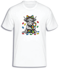 ADROIT KIDS AUTISM HIGHLAND COW T-SHIRT (WHITE)