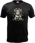 ADROIT KIDS AUTISM HIGHLAND COW T-SHIRT (BLACK)
