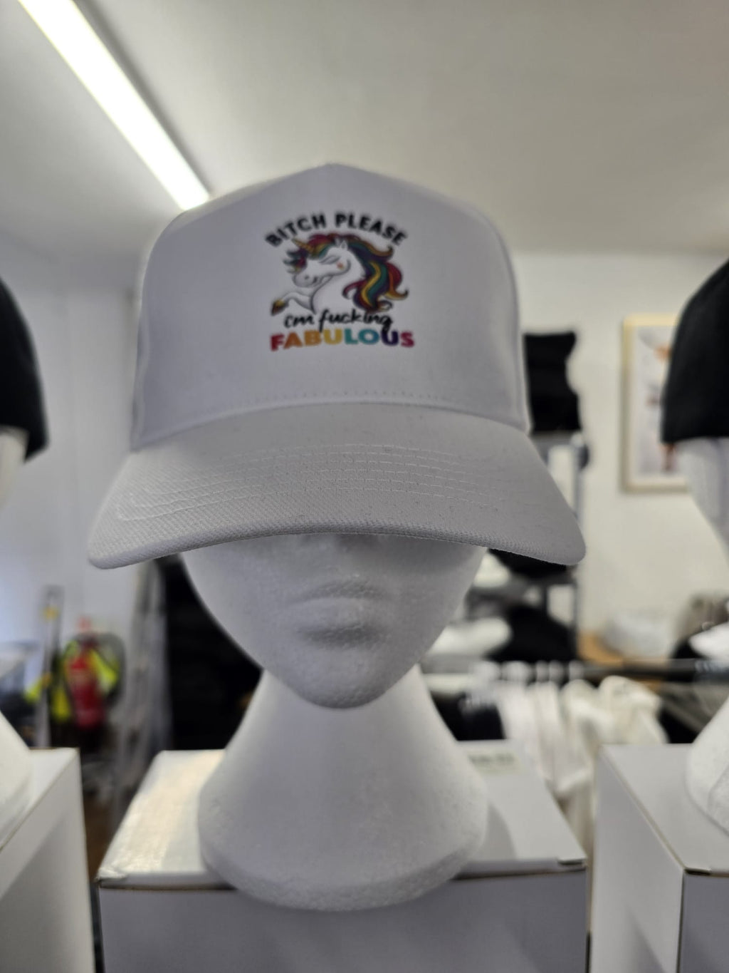 Adroit Clothing ‘BITCH PLEASE UNICORN’ adjustable adult baseball cap