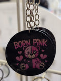 BORN PINK - KEYRING (BLACK) By Kayleigh's Hand Crafted Haven