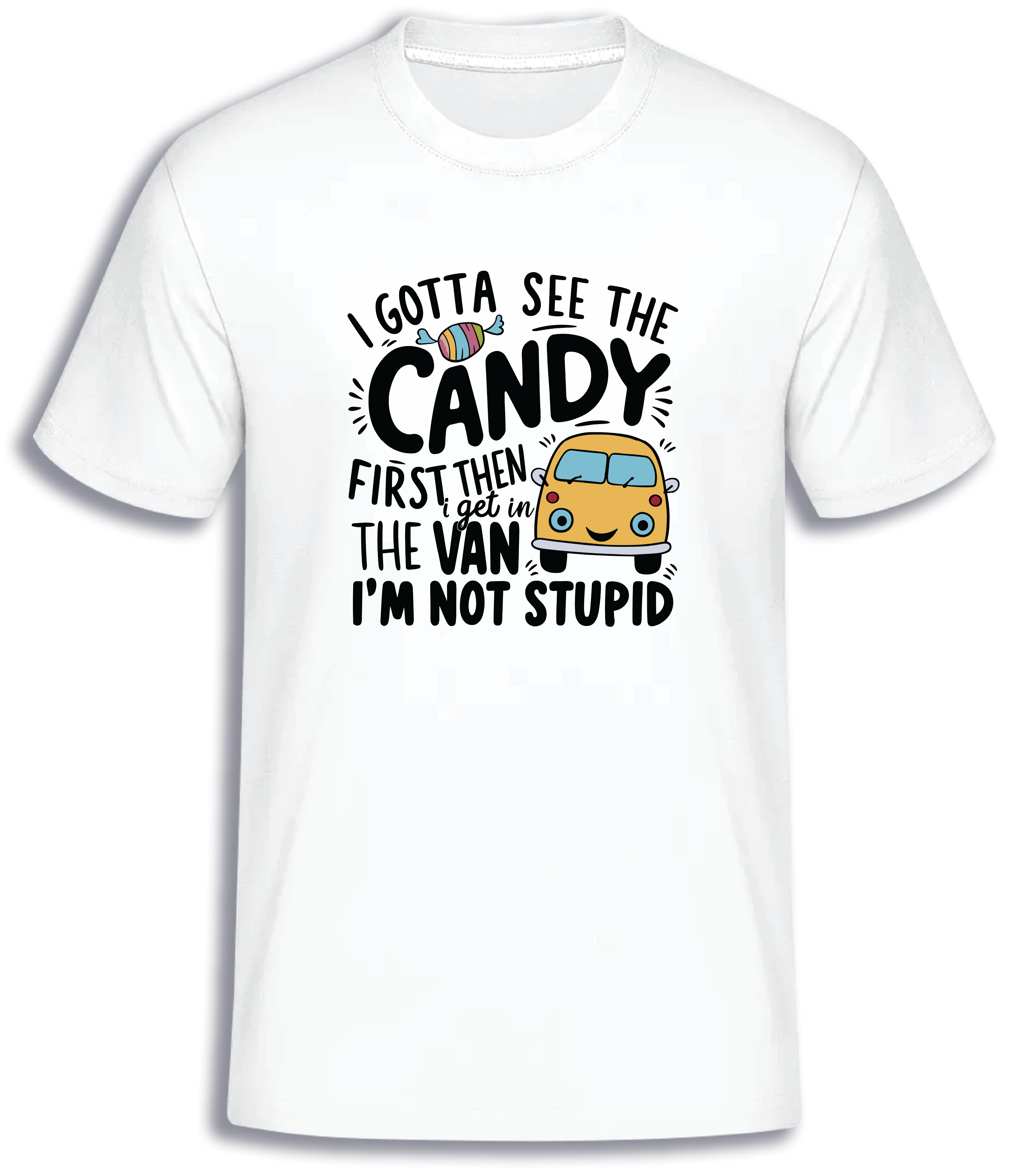 ADROIT CREATIONS CANDY VAN T-SHIRT (WHITE)