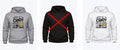 Candy Van Hoodie – Adults S–5XL – Black, White & Grey – Adroit Clothing UK – Adroit Creations