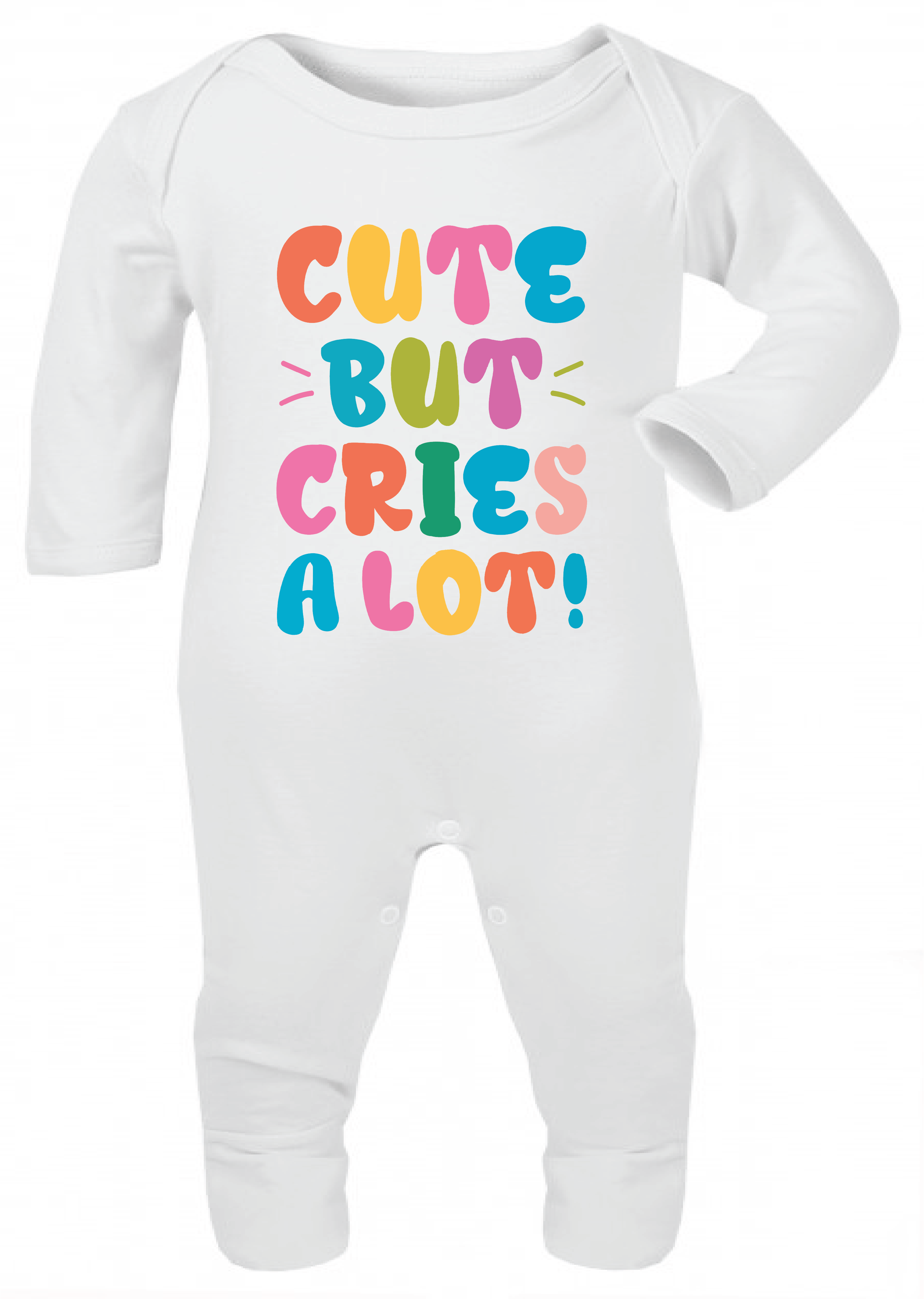 ADROIT BABY, GROW SUIT - CUTE BUT CRIES A LOT (0-12 MONTHS)