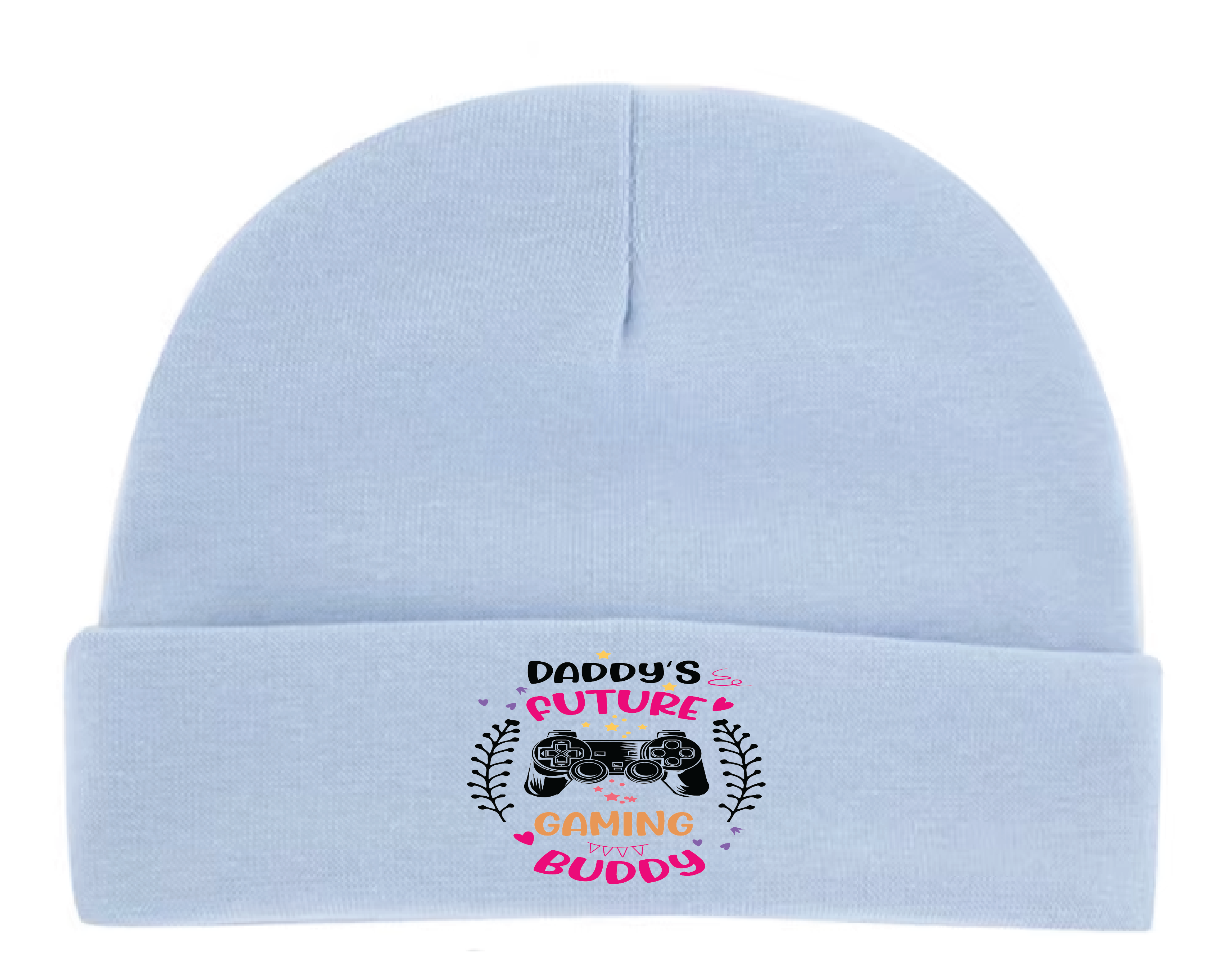 ADROIT BABY, BEANIE - DADDY'S FUTURE GAMING BUDDY -  (0-3 MONTHS)