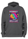 DIFFERENTLY BRILLIANT HOODIE (DEEP BLACK)