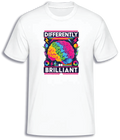 ADROIT CREATIONS DIFFERENTLY BRILLIANT T-SHIRT (WHITE)