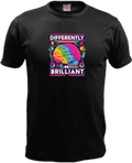 ADROIT CREATIONS DIFFERENTLY BRILLIANT T-SHIRT (BLACK)