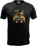ADROIT KIDS DINO MONSTER TRUCK T-SHIRT (BLACK)