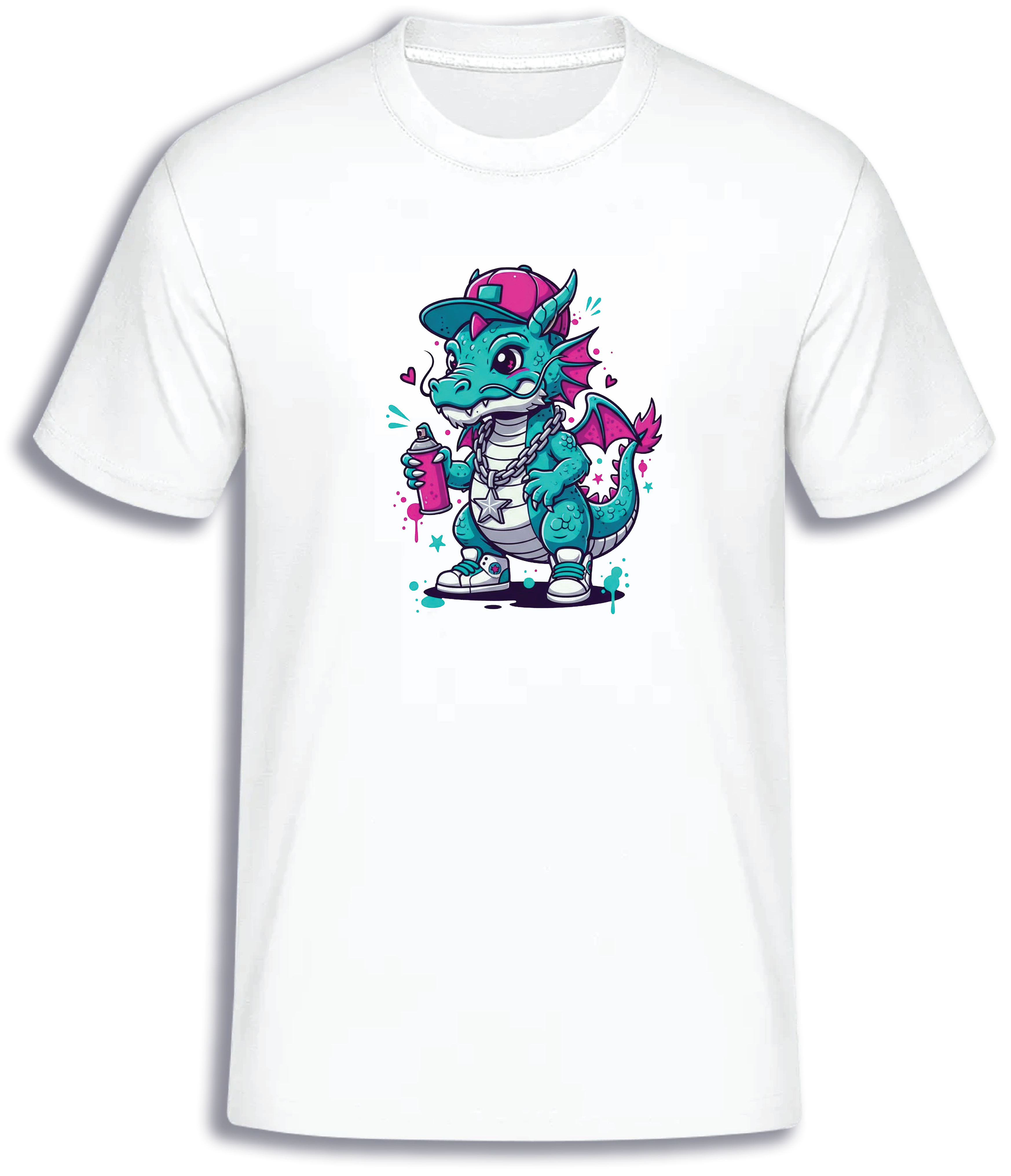 ADROIT KIDS DRAGON BALL SPRAY T-SHIRT (WHITE)