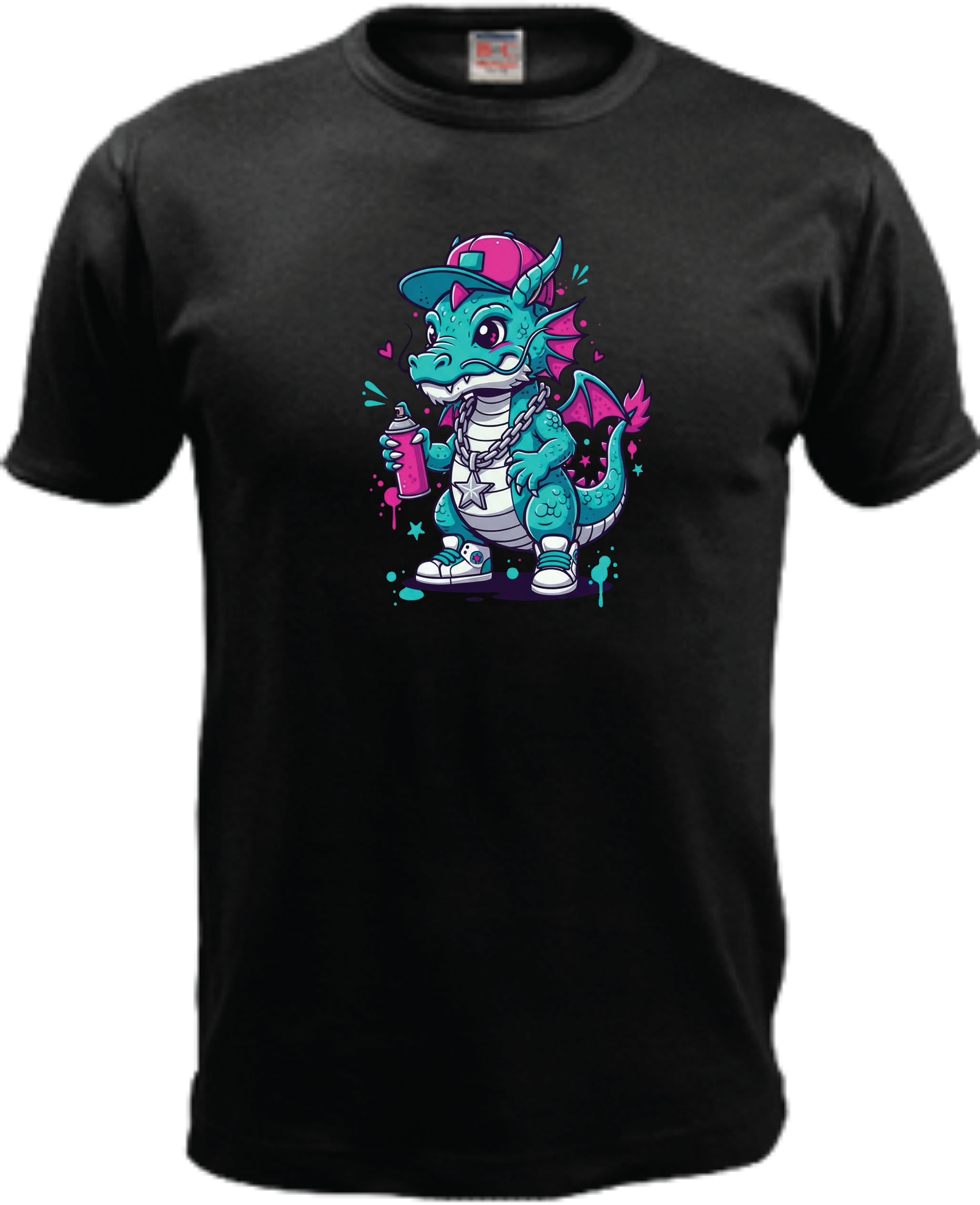 ADROIT KIDS DRAGON BALL SPRAY T-SHIRT (BLACK)