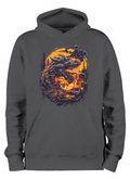 DRAGON FIRE HOODIE (DEEP BLACK)