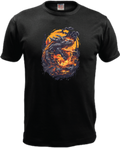 ADROIT CREATIONS DRAGON'S FIRE T-SHIRT (BLACK)