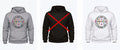 Dumbfuckery Hoodie – Adults S–5XL – Black, White & Grey – Adroit Clothing UK – Adroit Creations