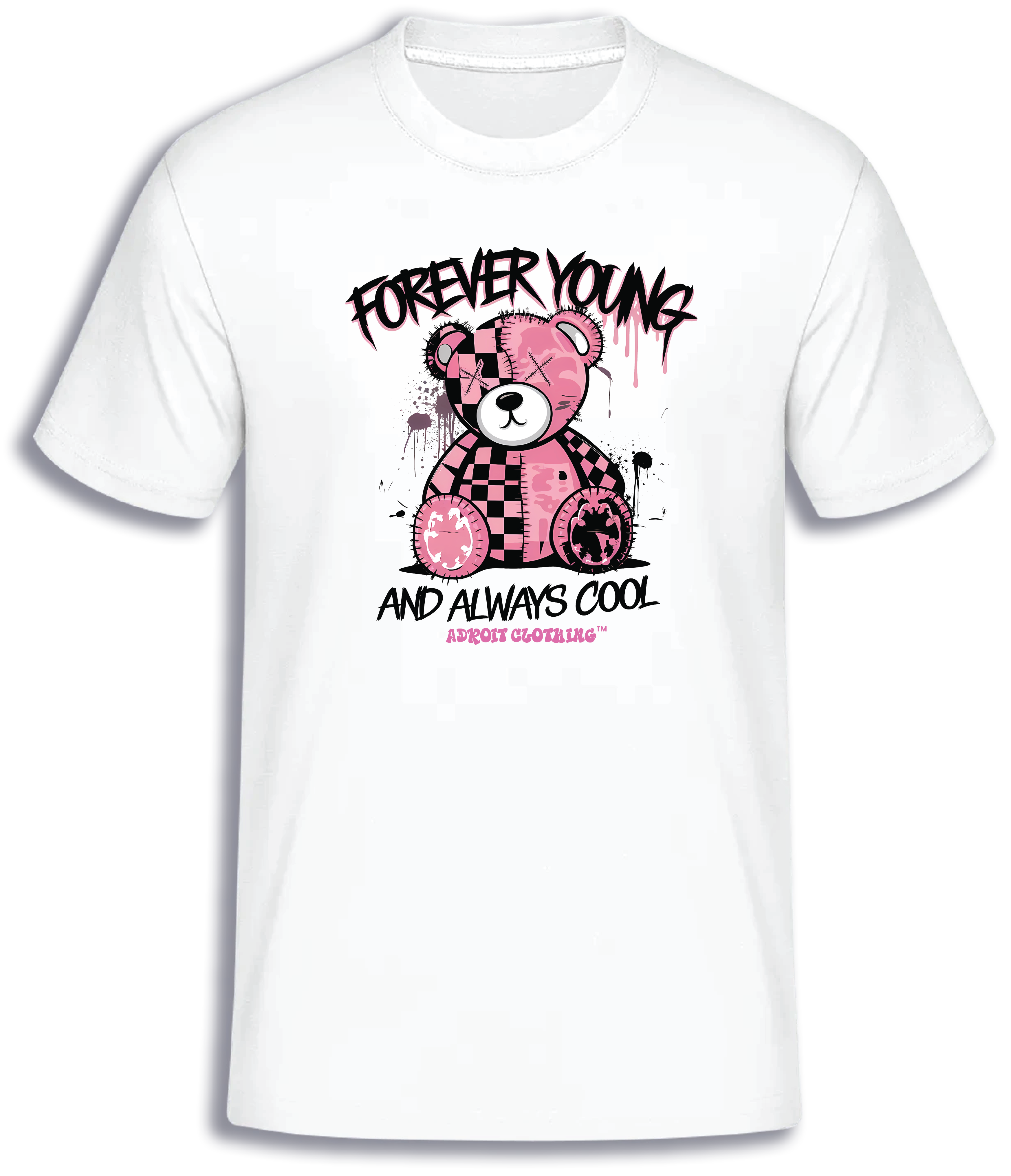 ADROIT CREATIONS FOREVER YOUNG T-SHIRT (WHITE)