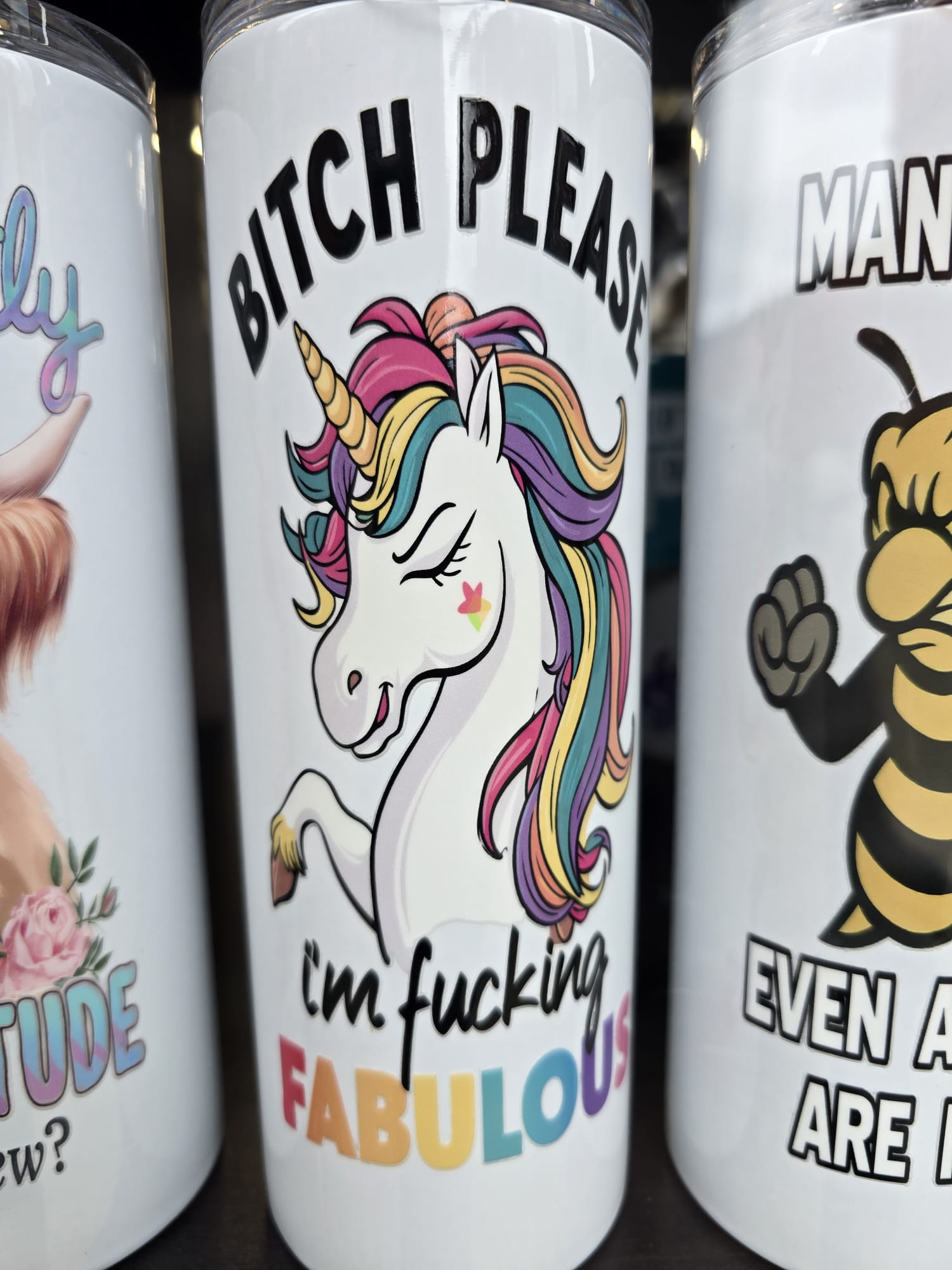 SASSY SIPS - F*CKING FABULOUS - TUMBLER By Kayleigh's Hand Crafted Haven