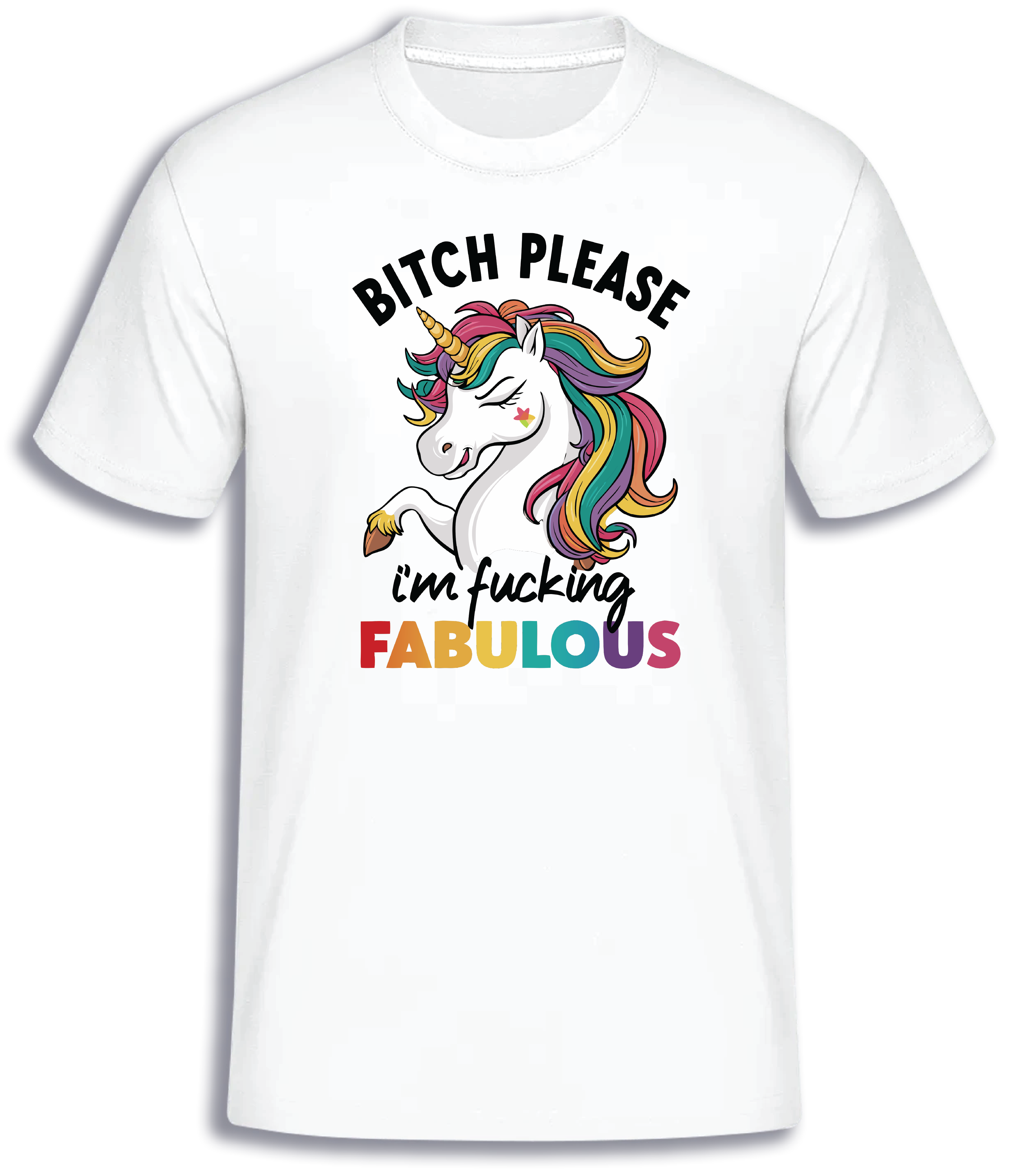 ADROIT CREATIONS F*CKING FABULOUS T-SHIRT (WHITE)