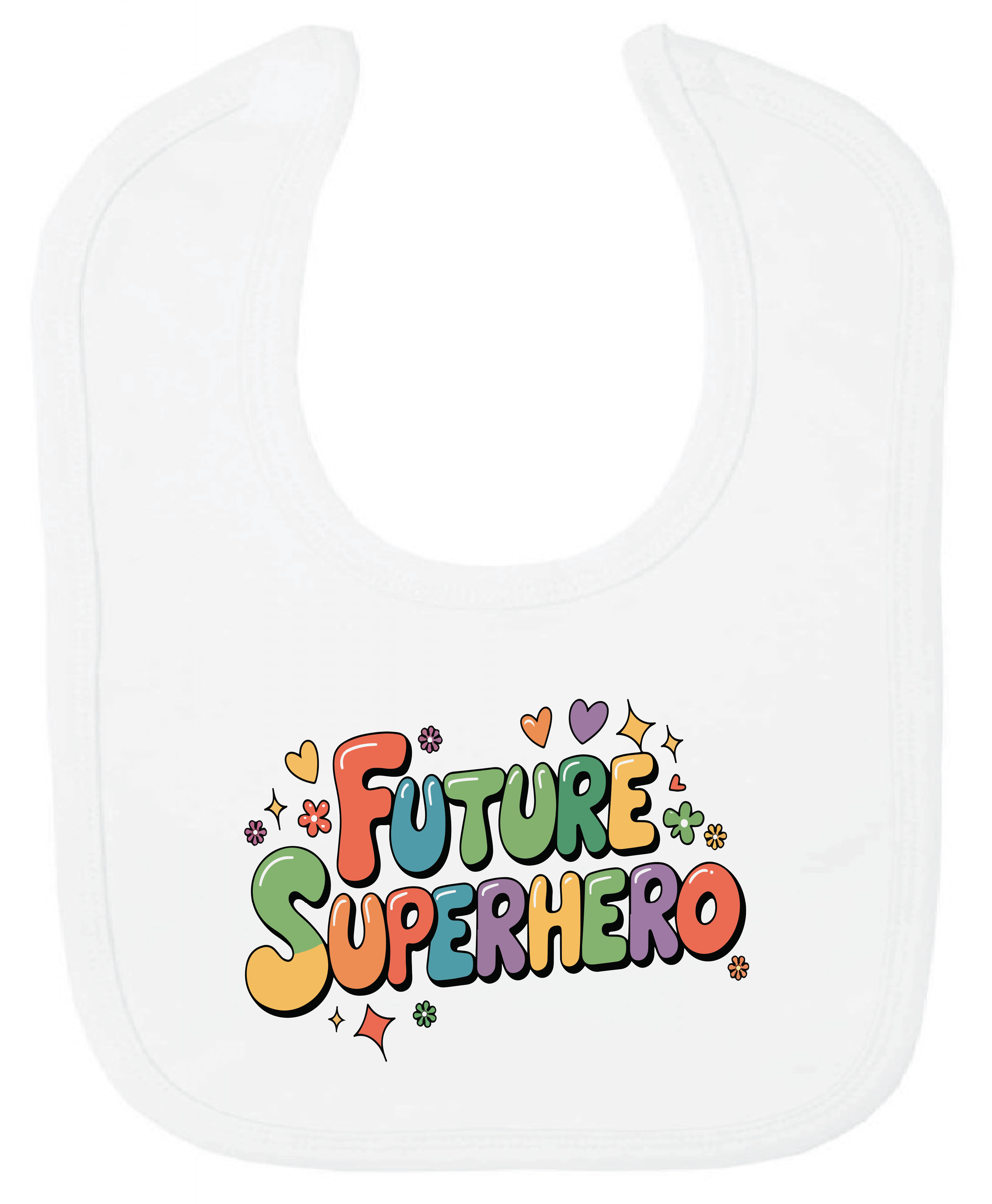 ADROIT BABY BIB - FUTURE SUPER HERO (0-3 MONTHS)