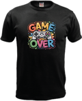 ADROIT CREATIONS GAME OVER T-SHIRT (BLACK)