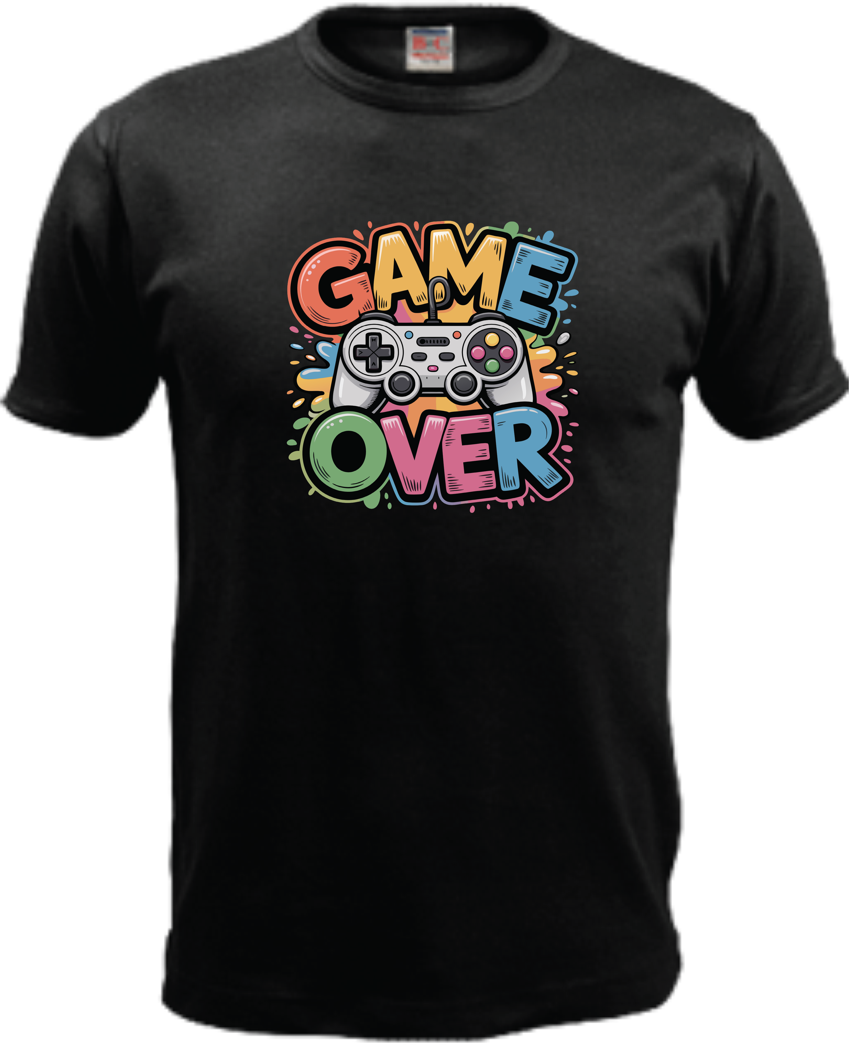 ADROIT CREATIONS GAME OVER T-SHIRT (BLACK)