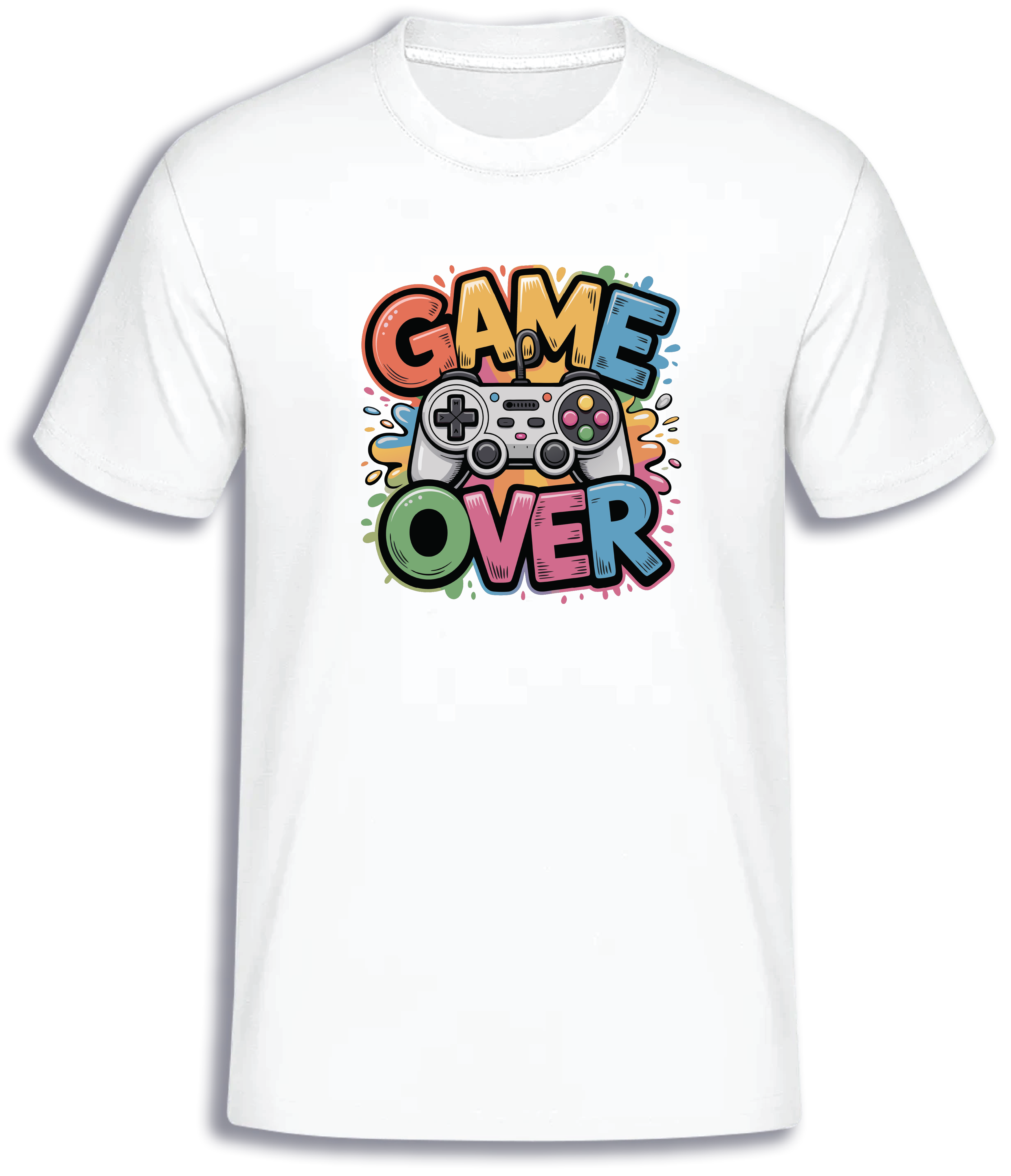 ADROIT CREATIONS GAME OVER T-SHIRT (WHITE)