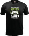 ADROIT KIDS GAMING BROTHER T-SHIRT (BLACK)