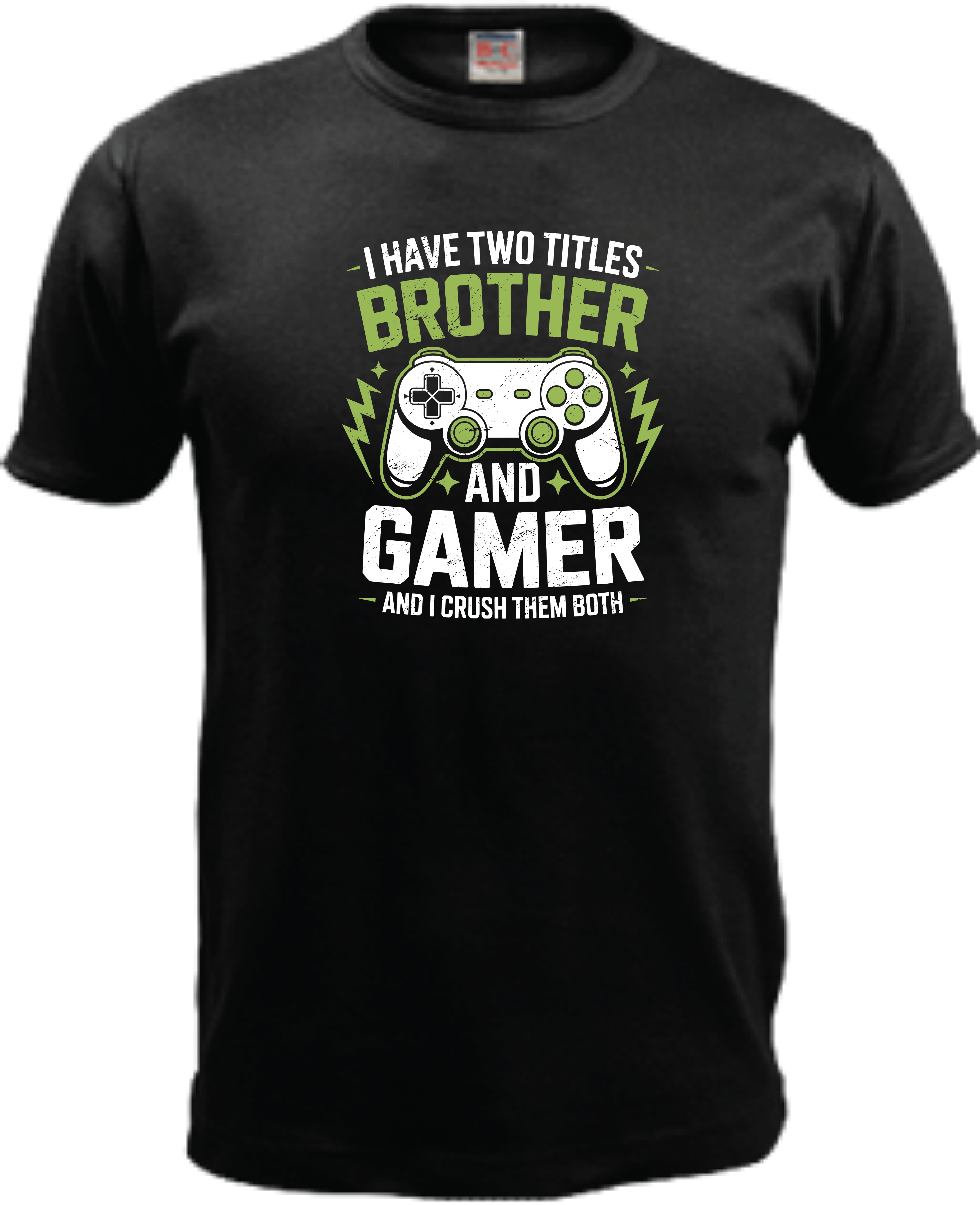 ADROIT KIDS GAMING BROTHER T-SHIRT (BLACK)