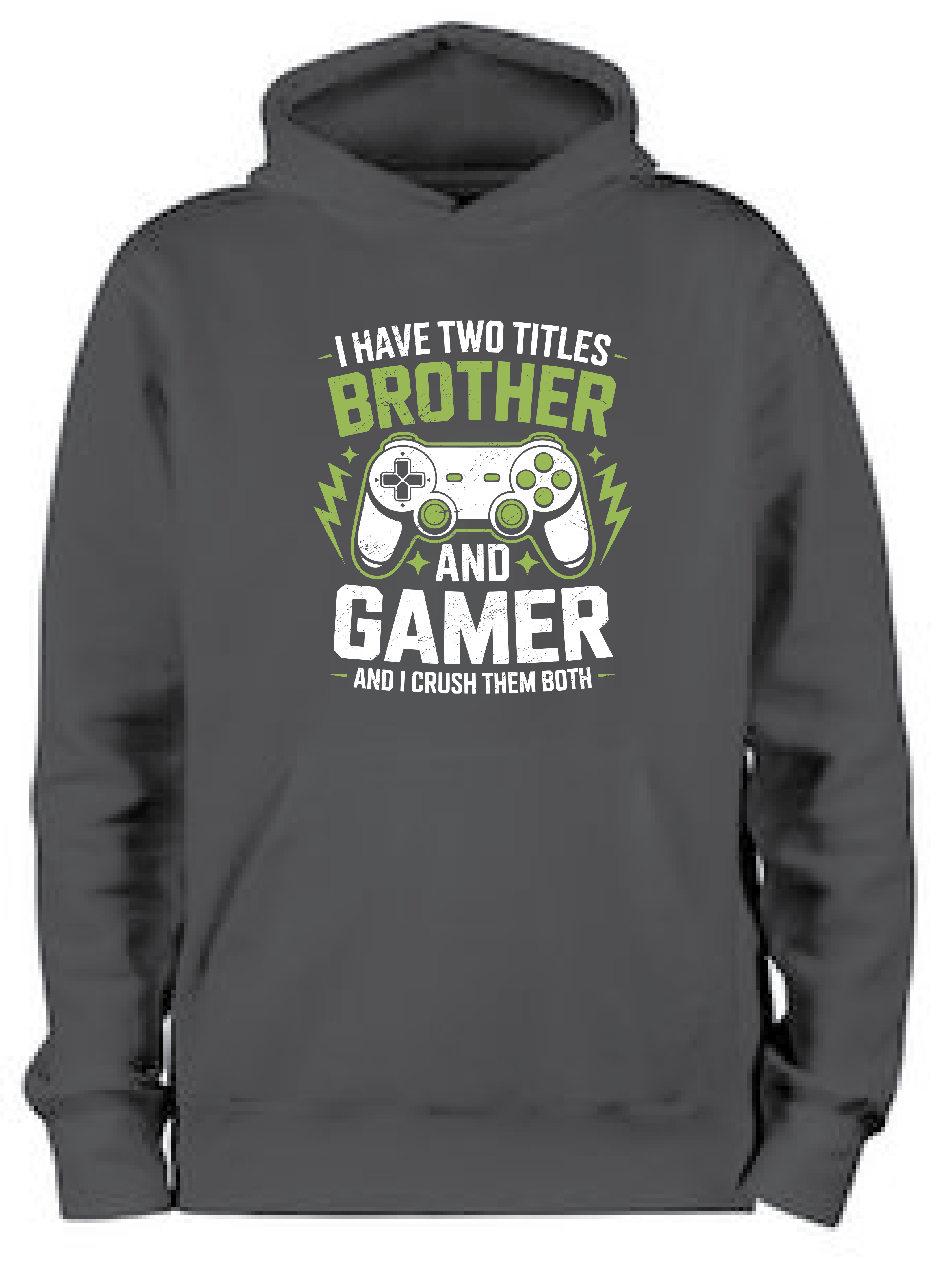 ADROIT KIDS FLOWER GAMING BROTHER HOODIE (BLACK)