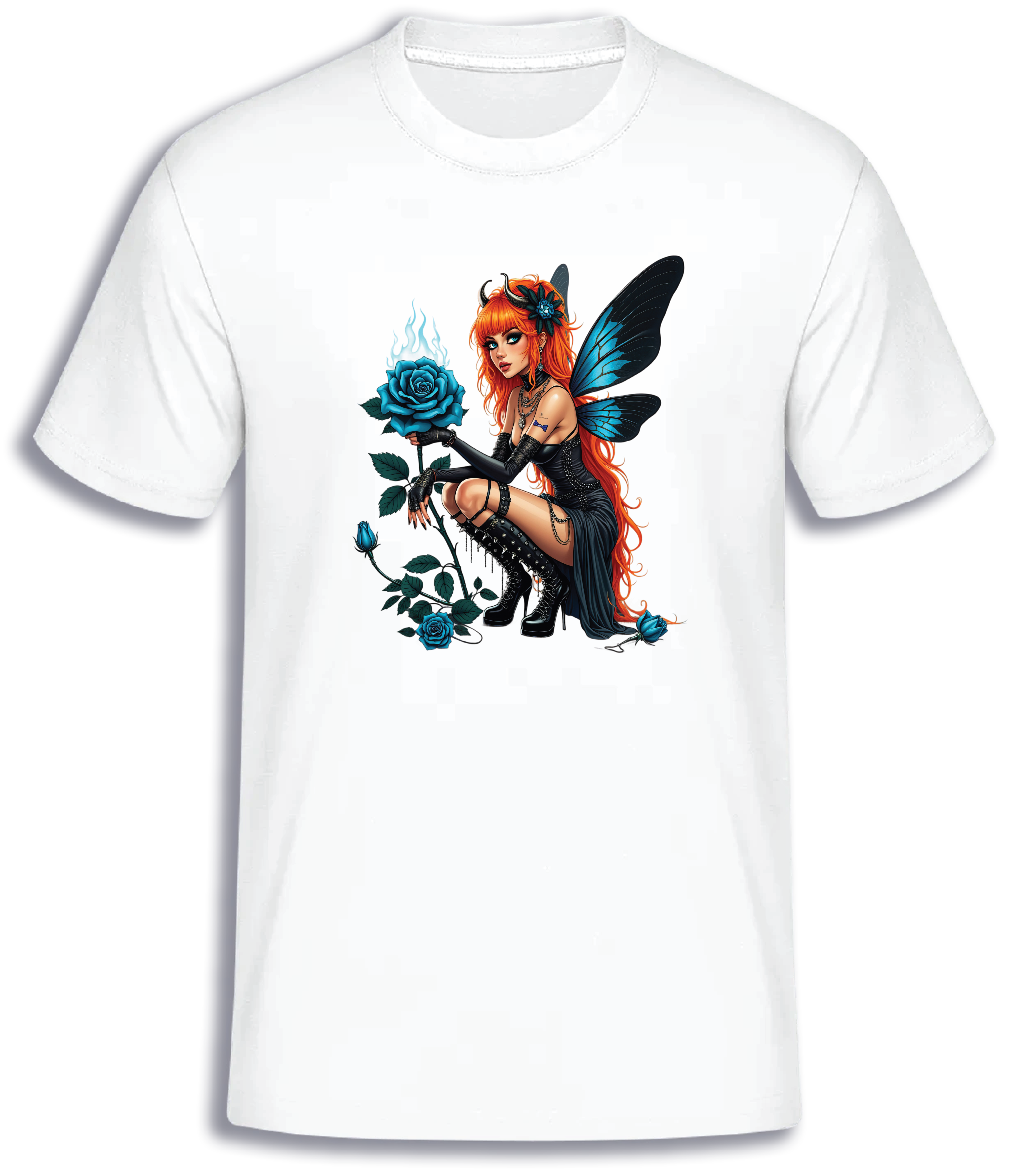 ADROIT CREATIONS GOTH FAIRY T-SHIRT (WHITE)